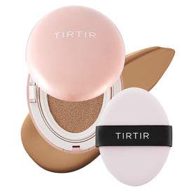 TIRTIR mask-fit-all-cover pink cushion compact shows skin-like texture for a flawless base