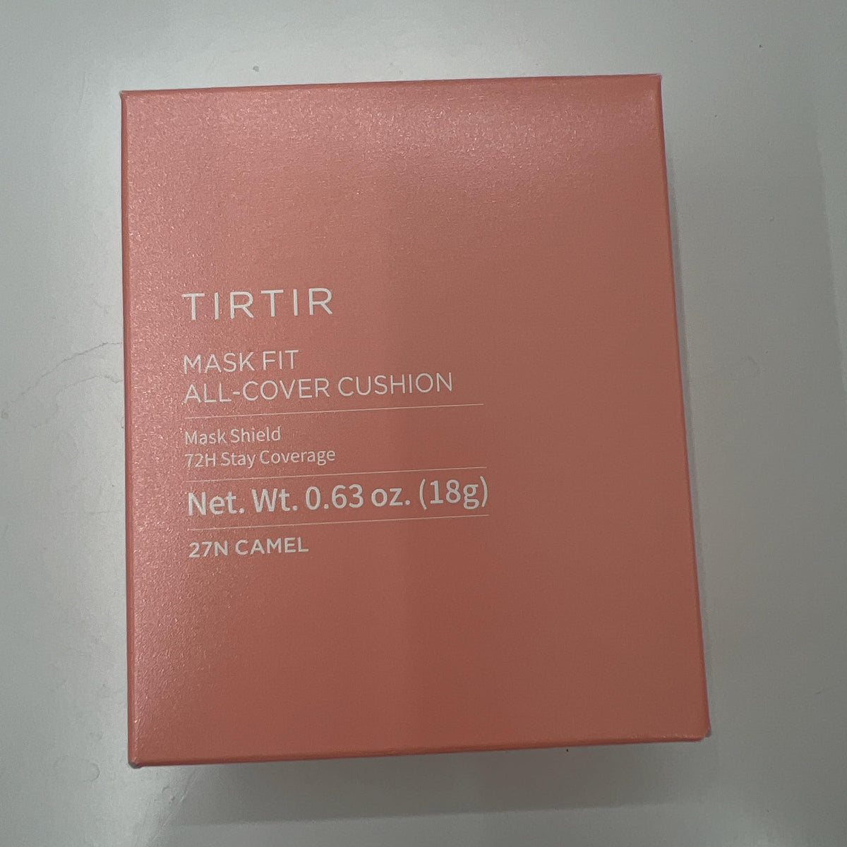 TIRTIR Mask Fit All Cover Pink Cushion ideal for oily and combination skin with shine control.
