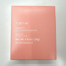 TIRTIR Packaging display of full-size 0.63 oz bottle for the cushion.