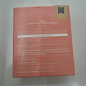 TIRTIR full-size cushion bottle demonstrates easy, precise application.