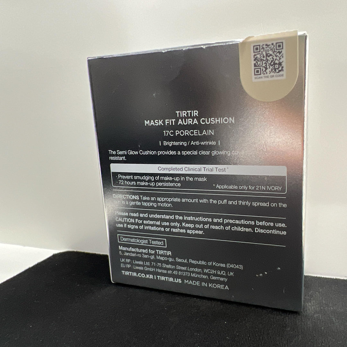 TIRTIR Eco Net Film detail highlights breathable wear.