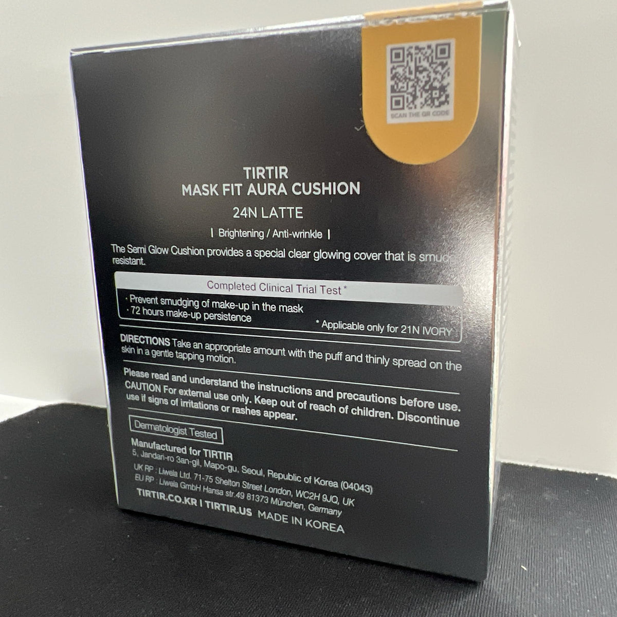TIRTIR Mask Fit Aura Silver Cushion packaging-eco emphasizes sustainable design