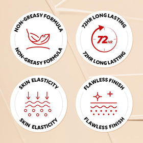 TIRTIR Mask Fit Red Cushion 72-hour wear shows long-lasting coverage.