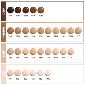 Pore-blurring effect smooths skin texture.