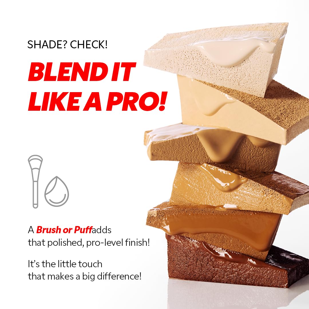 Satin finish provides a natural, radiant look.