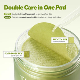 tirtir matcha pdrn toner pad provides instant redness relief