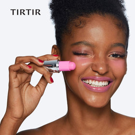 TIRTIR Mood Glider Lip & Blush Stick on lips showing creamy, blendable color