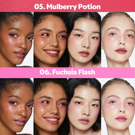 TIRTIR Mood Glider Lip & Blush Stick six-shade range for natural glow.
