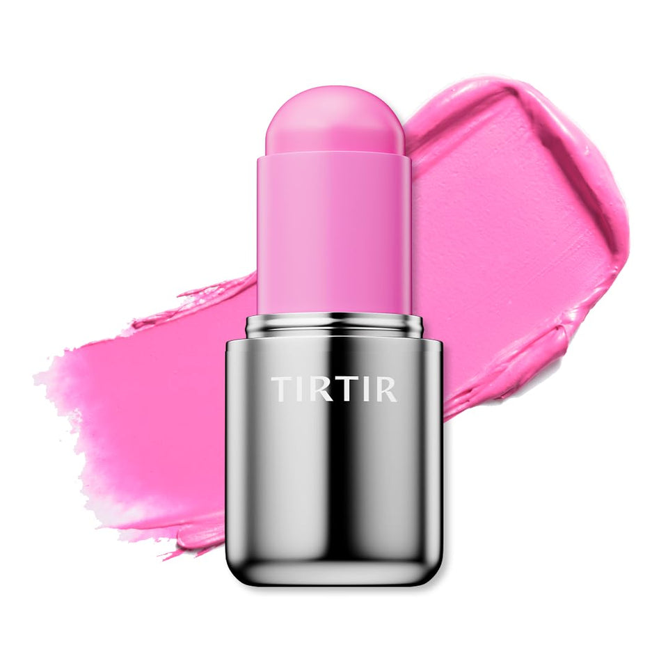TIRTIR Mood Glider Lip & Blush Stick lip application offers creamy color for daily wear.