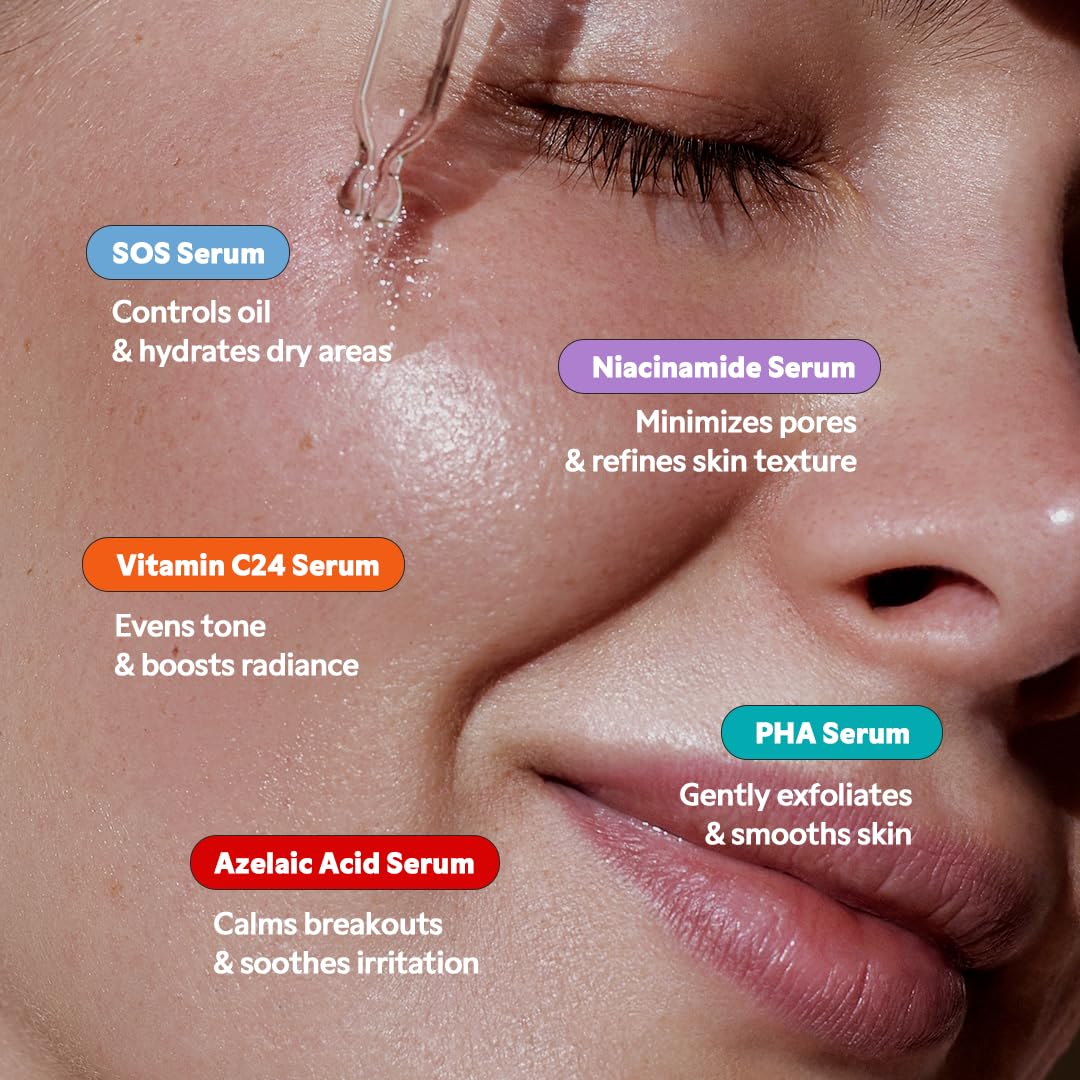 TIRTIR fragrance-free calming serums with Panthenol and Cica for soothing care.
