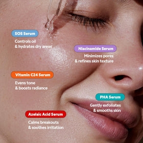 TIRTIR fragrance-free calming serums with Panthenol and Cica for soothing care.