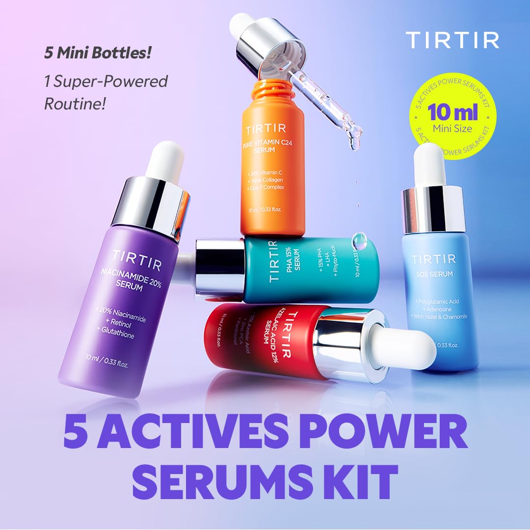 TIRTIR Vitamin C Niacinamide serum application scene for brighter, even tone.