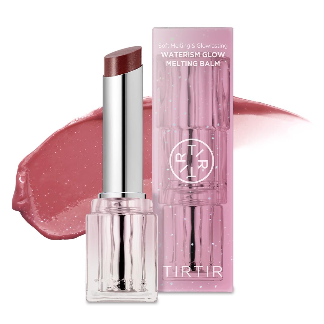 TIRTIR Waterism Glow Melting Balm mauve rose tube delivers everyday lip hydration.