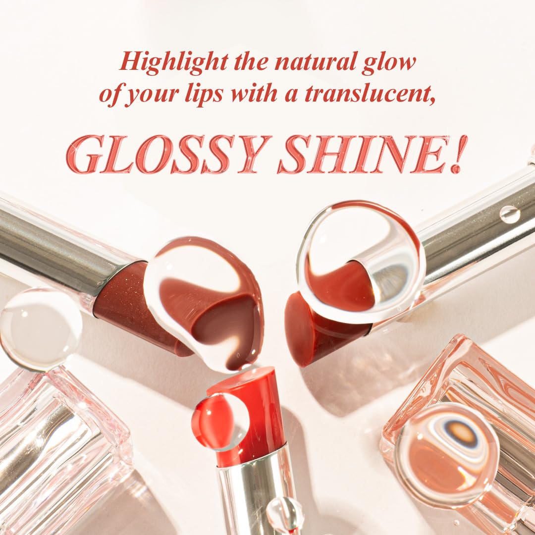 TIRTIR Waterism Glow Melting Balm close-up shows Mauve Rose tint.