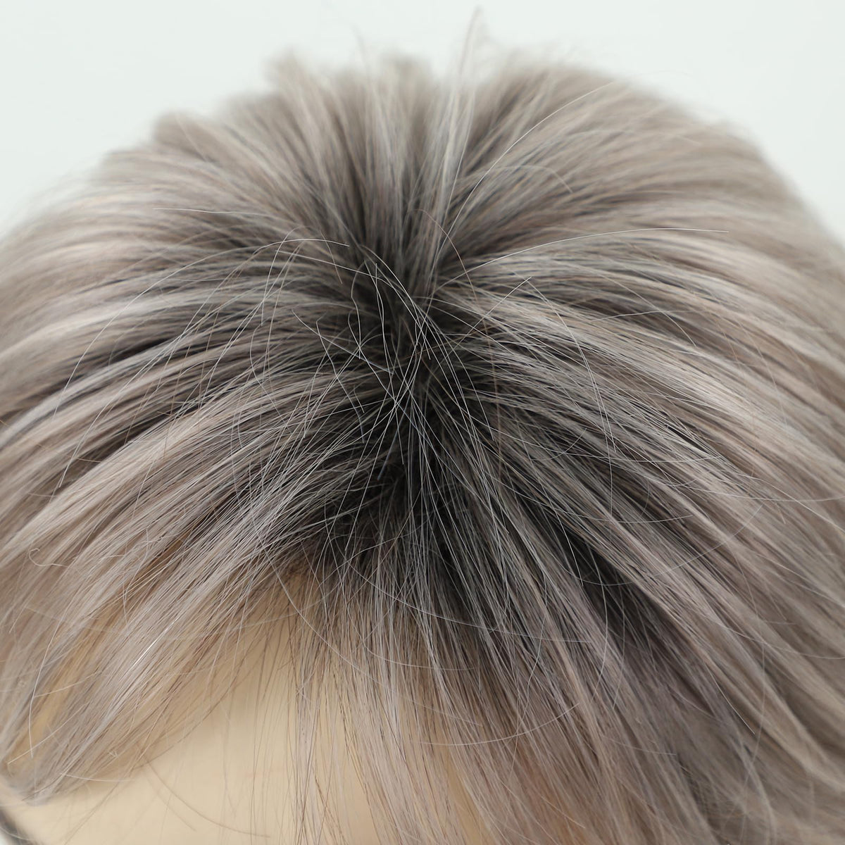 TISHINING Heat-resistant fiber wig ready for light styling