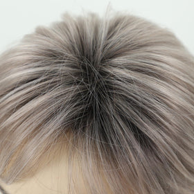 TISHINING Heat-resistant fiber wig ready for light styling