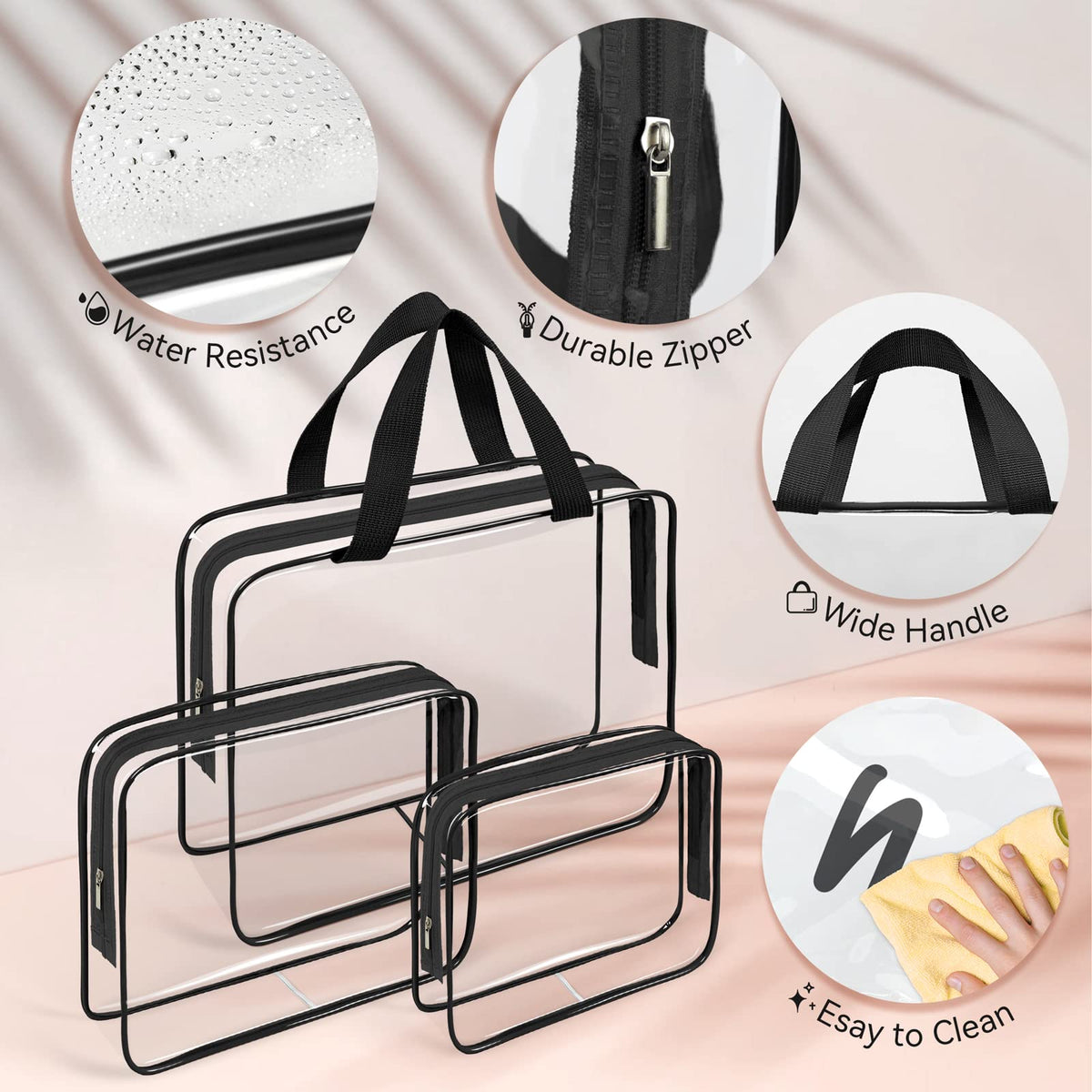 TISTRATOK multi-size travel organizer set, ideal for family trips.