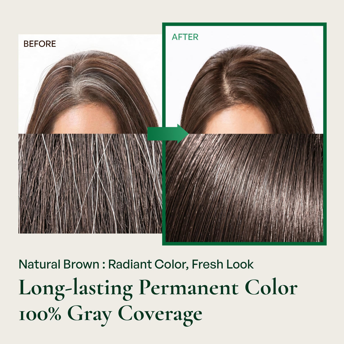 TITAD PPD-free and ammonia-free formula minimizes scalp irritation while coloring.