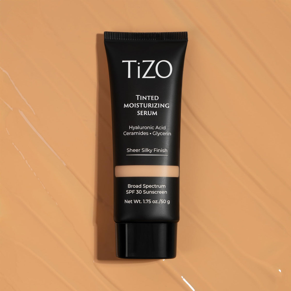 TIZO vitamins C and E illustration emphasizes antioxidant protection.