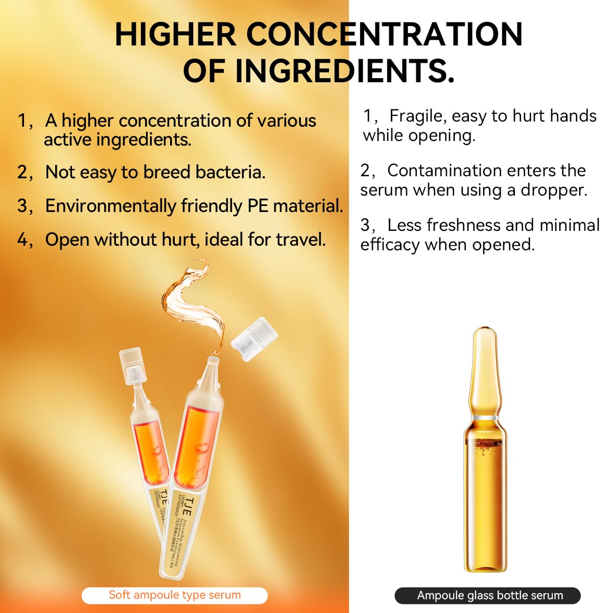 TJE Astaxanthin Serum Ampoules provide lightweight hydration that absorbs fast.