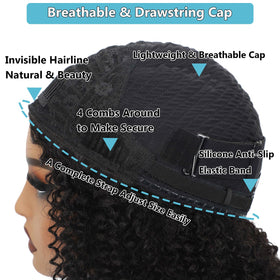 Tkekrw invisible weft delivers a seamless, natural hairline.