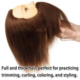 TKIMHEQ beard-detail on mannequin head for authentic trimming drills