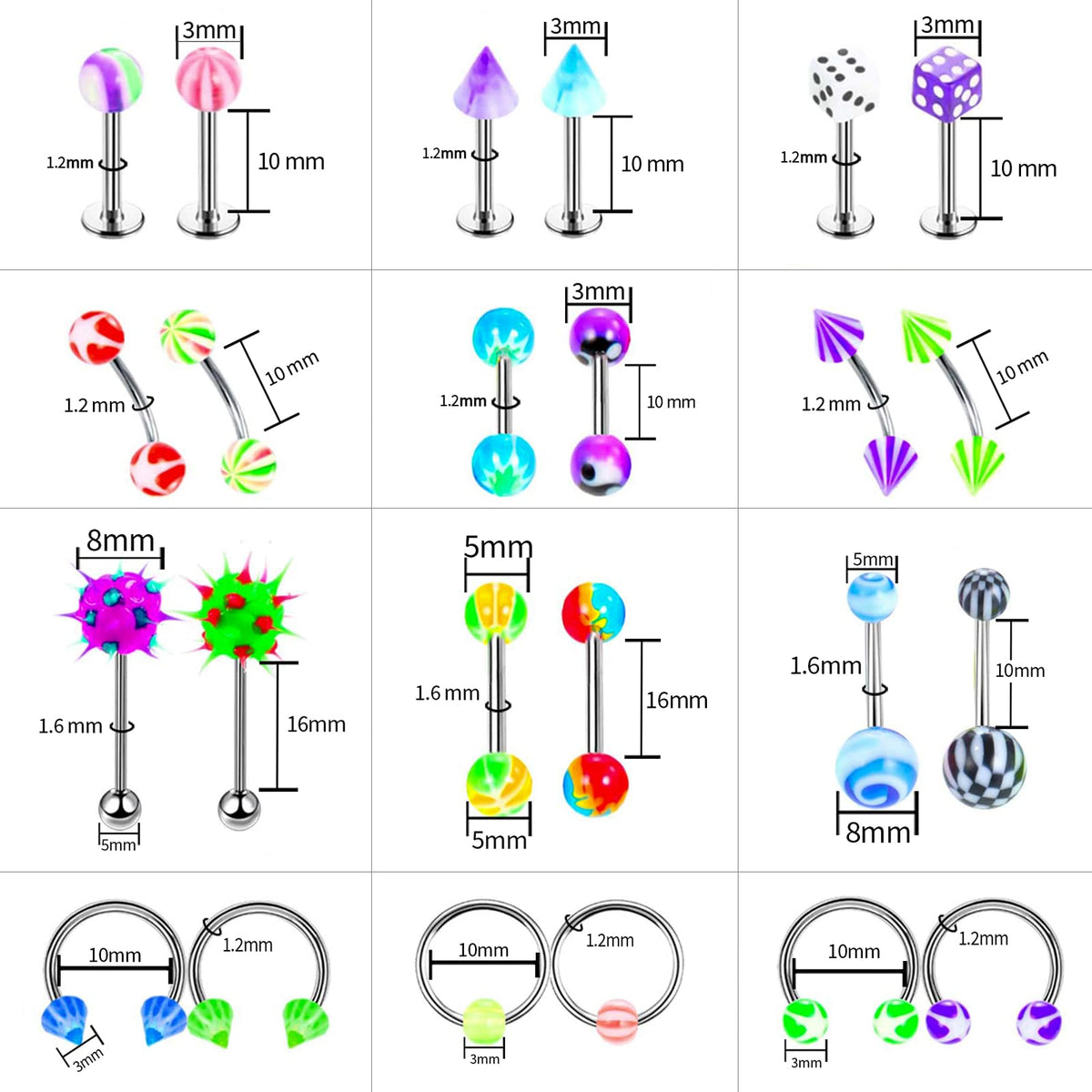 TKKUY piercing needs and gloves pack highlights safe handling during jewelry changes