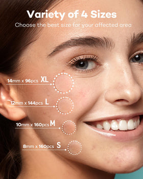 TKTK pimple patch 10mm offers larger blemish coverage and quick absorption.
