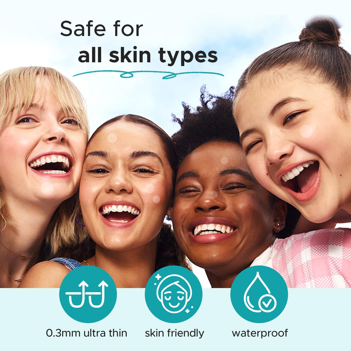 TKTK pimple-patch assorted sizes pack supports precise spot treatment.