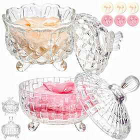 Tlence 8-piece powder puffs for soft, even powder application.