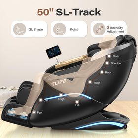 TLIFE Massage Chair AI body scan image signals automatic massage alignment