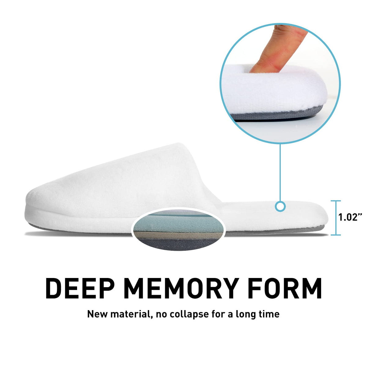Tlizzz7 three-pair luxury spa slippers set for travelers