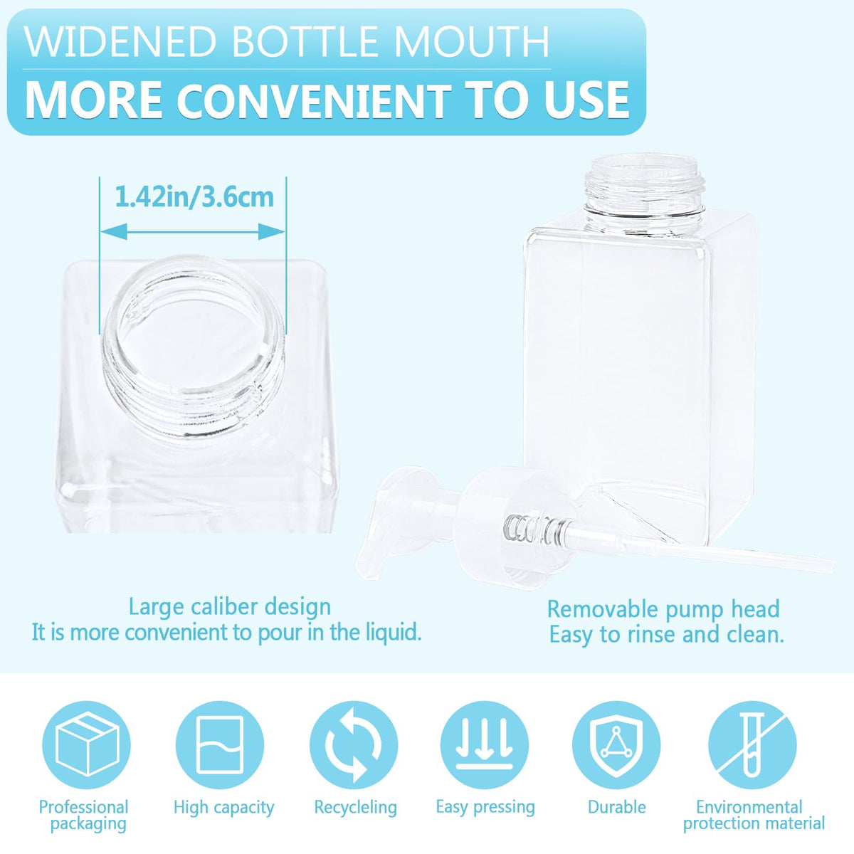 TMLECE TM BPA-free PET plastic ensures safe, durable daily use.