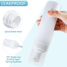 TMLECE TM foam bottle leak-proof thread detail supports safe luggage packing