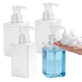 TMLECE TM foaming dispenser 15oz square, ideal for quick, mess-free hand soap at home.