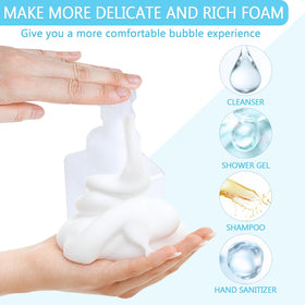 TMLECE TM multi-use dispenser suitable for soap, shampoo, and body wash needs.