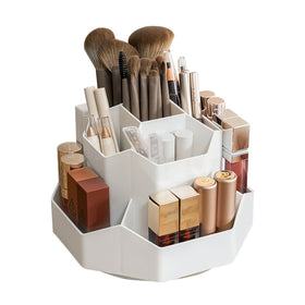 TNDCKP 360° rotation organizer keeps brushes within easy reach.