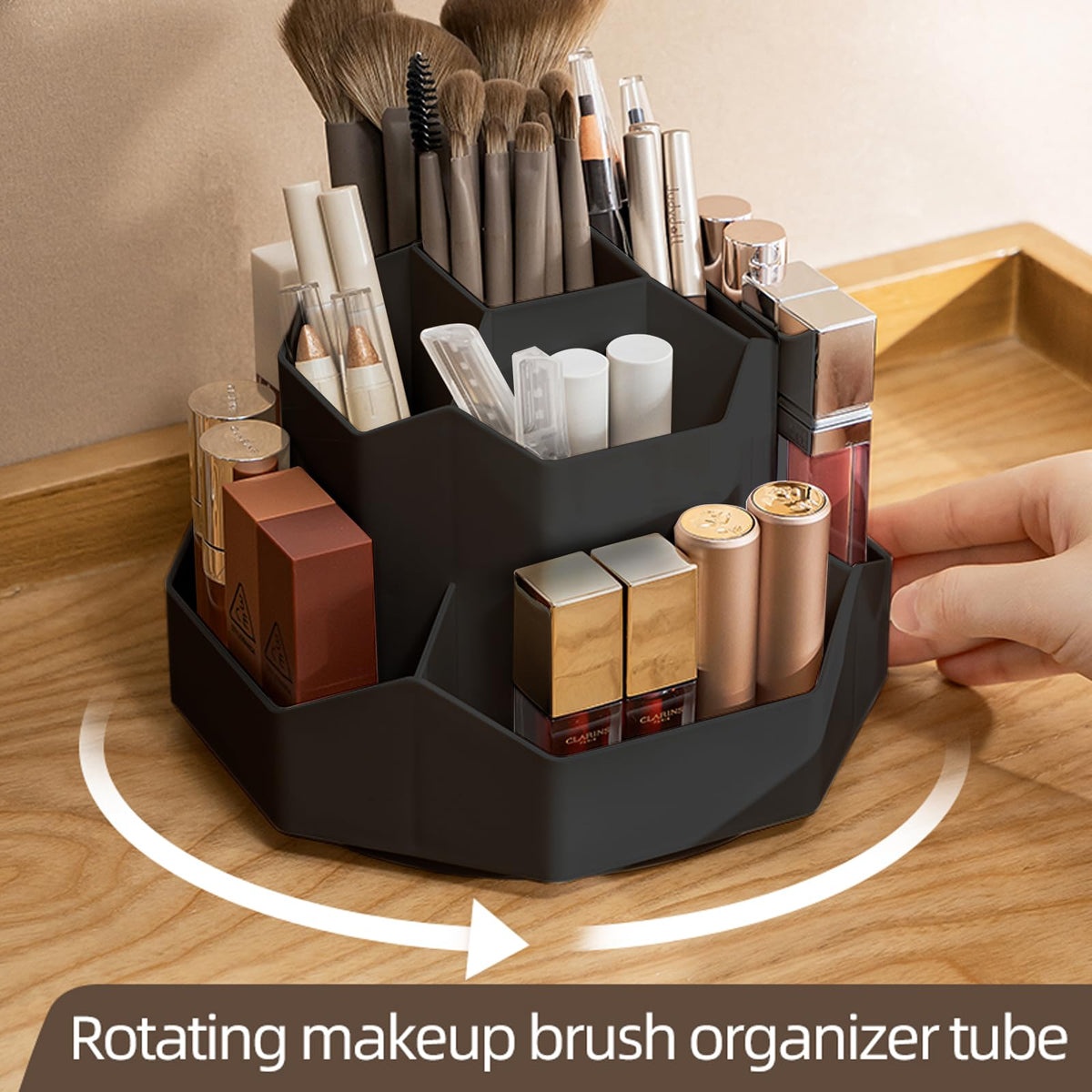 TNDCKP diamond-face design keeps brushes and polish tidy and accessible