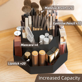 TNDCKP nine-slot desk organizer fits makeup tools, skincare, and lip colors
