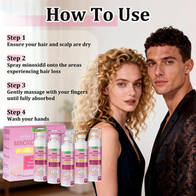 TNEGHC minoxidil with Biotin highlighting nourishing formula for hair