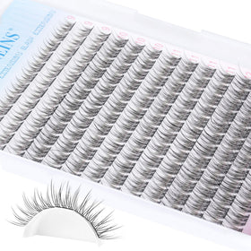 TNFVLONEINS close-up of wispy lashes for enhanced eye definition