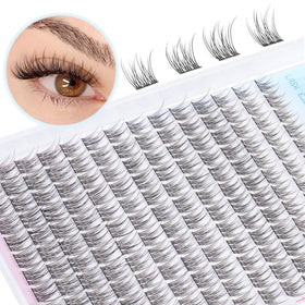 TNFVLONEINS kit in use showing simple DIY lash extension