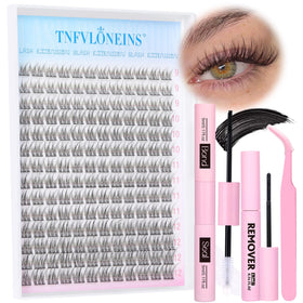 TNFVLONEINS natural lash extension kit box for at-home styling