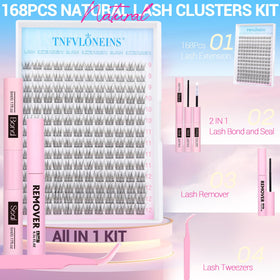 TNFVLONEINS wispy clusters 9-12mm for a natural look
