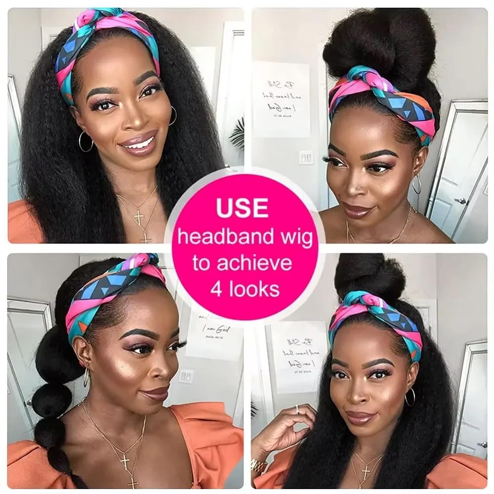 TNICE headband wig supports elegant buns for formal events.