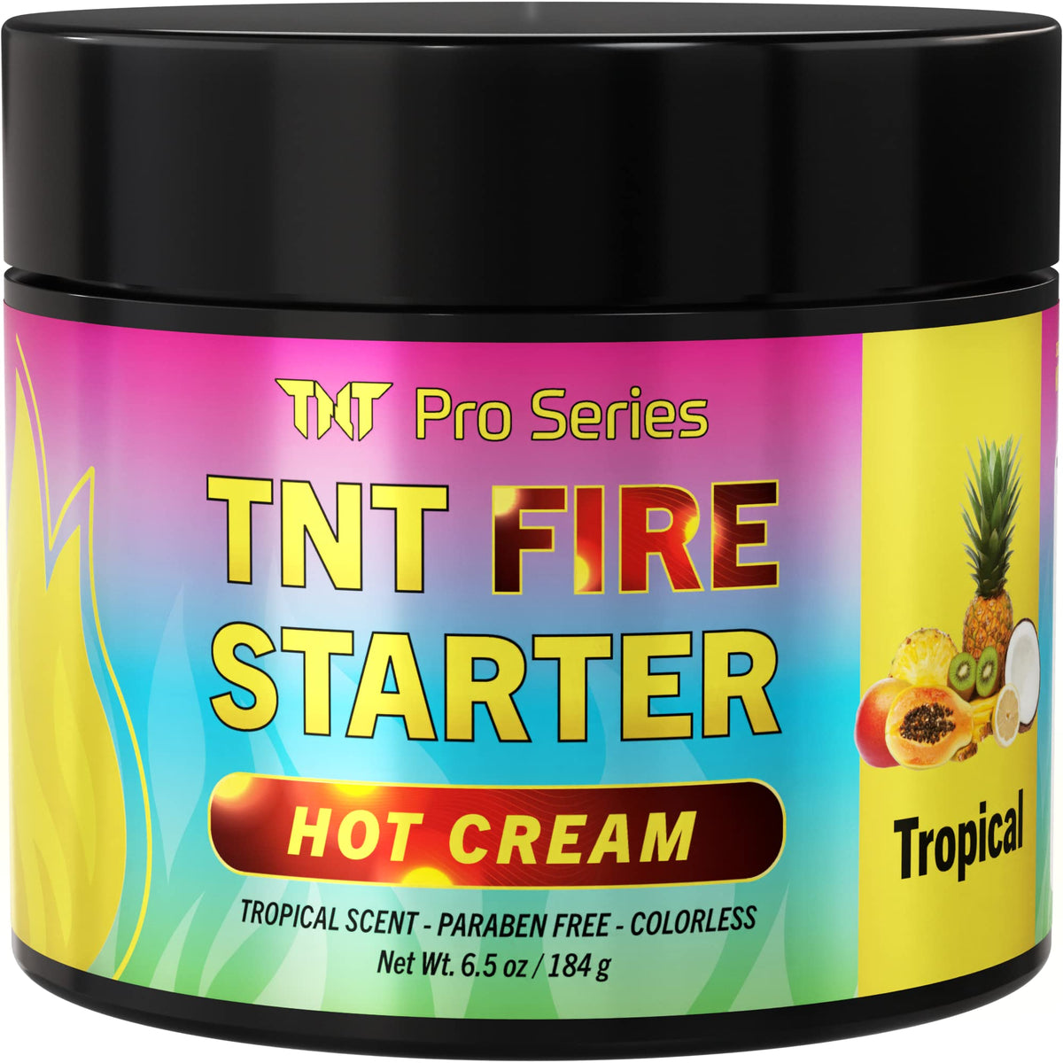 TNT Firestarter Sweat Gel bottle ready for pre-workout heat sensation.