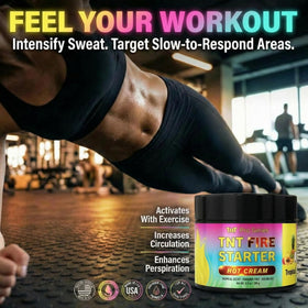 TNT Firestarter with waist-trimmer pairing illustrates enhanced cardio warmth.