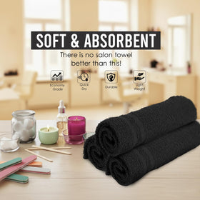 TOALLA towel absorbs quickly, demonstrating high absorbency in action