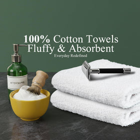 TOALLA towel demonstrating easy-care machine wash and quick dry capability