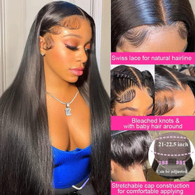 Tobasew HD transparent lace front wig for breathable wear and seamless scalp blend